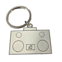 DiamondBoxx White keychain front