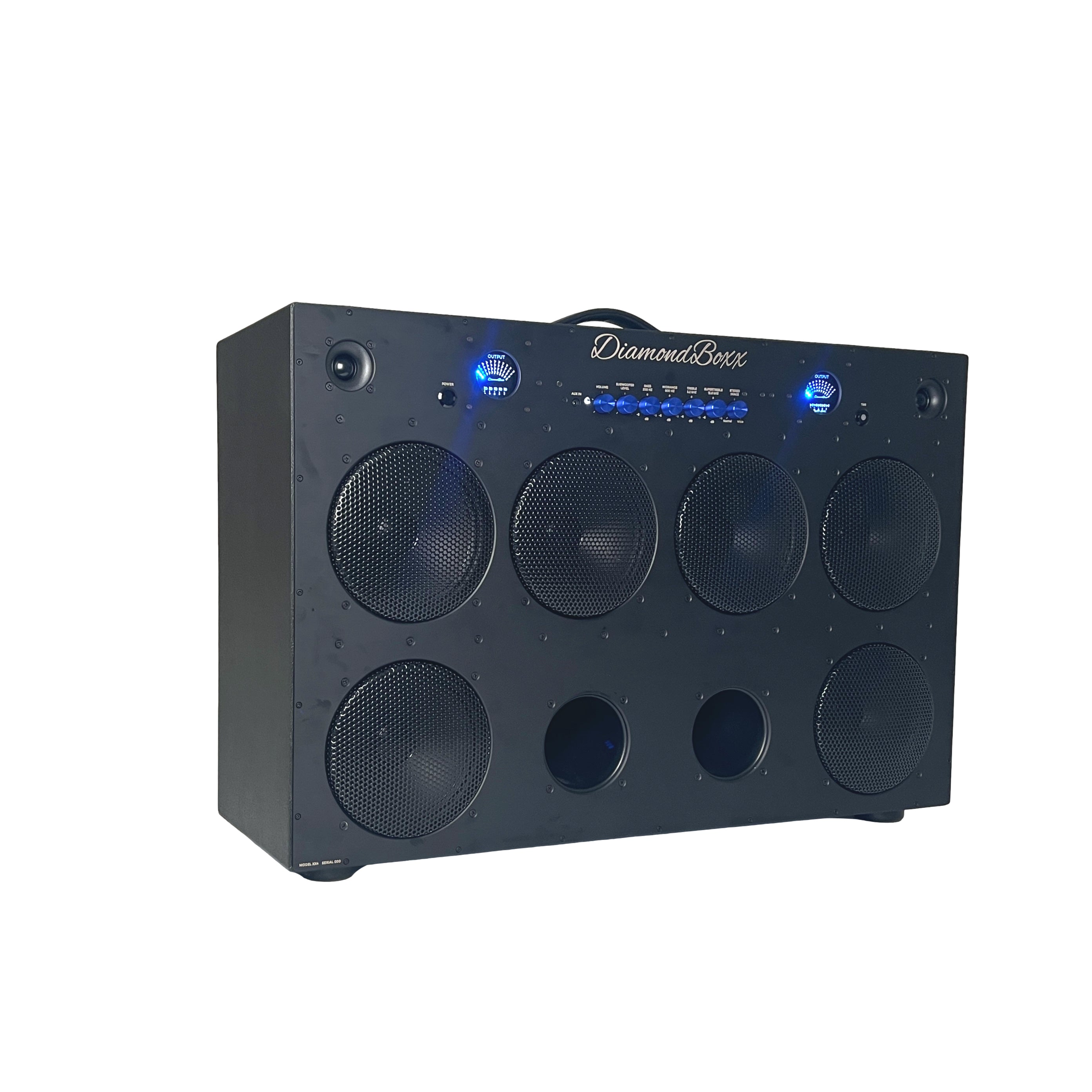 XX4 (The Double X) PREORDER for May 2024 800 Watts RMS 4 x 8.5 inch DVC subwoofers 2 x 8.5 inch midrange, high output horn loaded dome tweeters