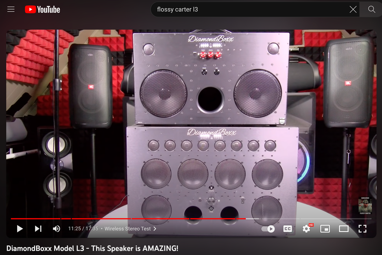 DiamondBoxx High Performance Wireless Portable Speaker Systems