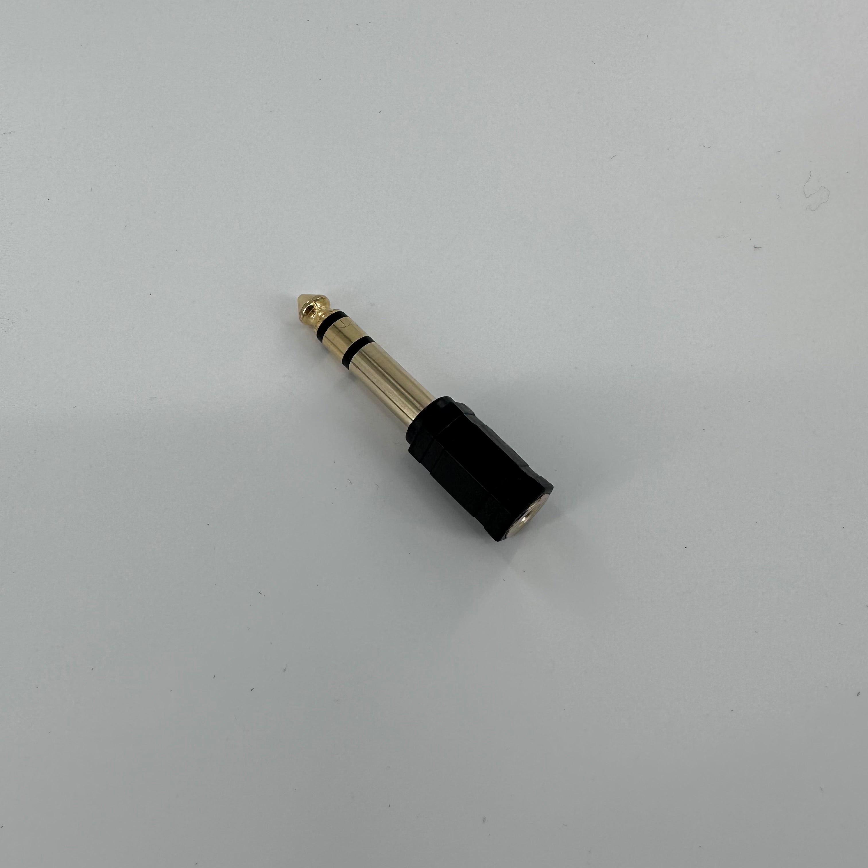 1/4" TRS stereo male plug to 3.5mm stereo female jack