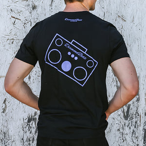 Model with diamondboxx t-shirt (Back)